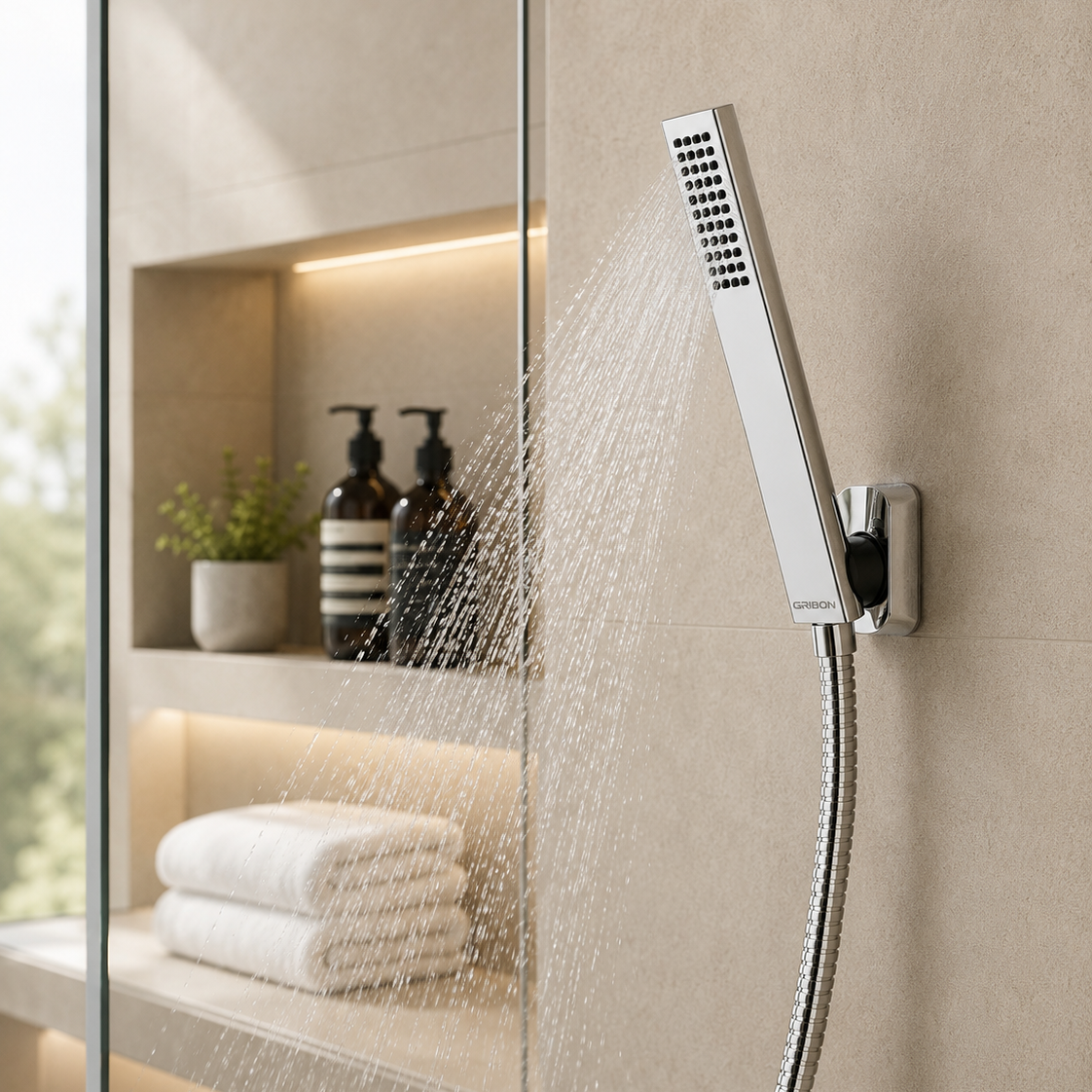ASPIRE HAND SHOWER WITH 1.5MTR SHOWER TUBE