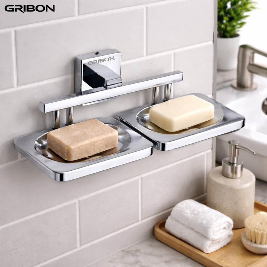 METRIX DOUBLE SOAP DISH