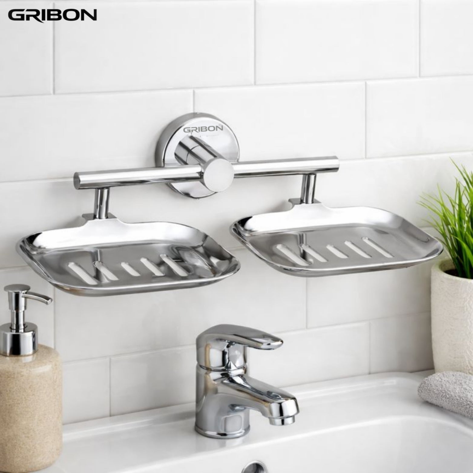 NEXA DOUBLE SOAP DISH