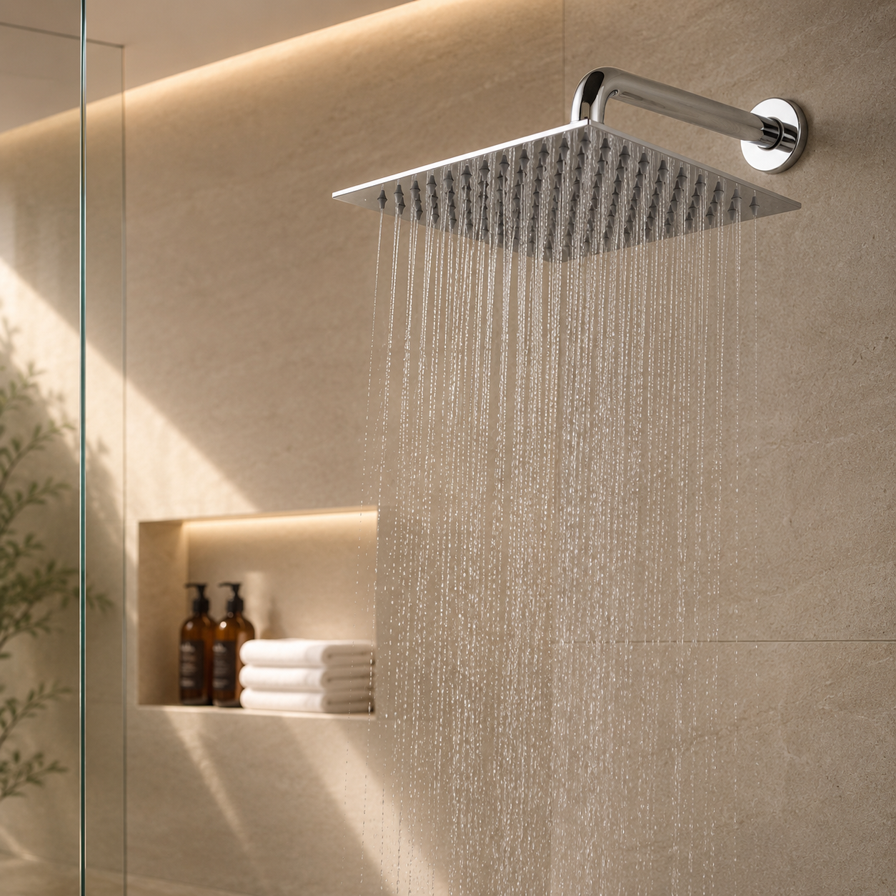SLIM OVERHEAD SHOWER