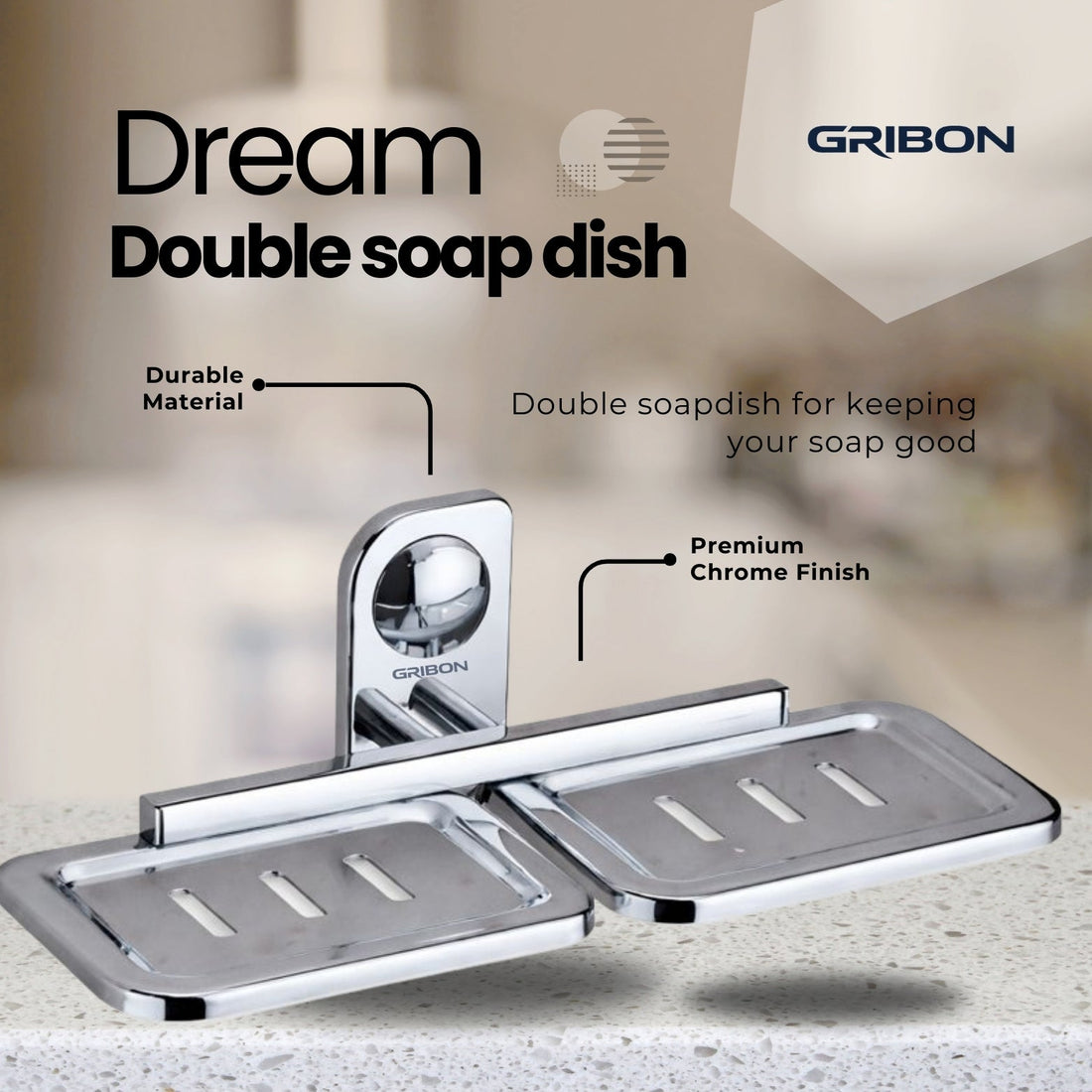 DREAM DOUBLE SOAP DISH