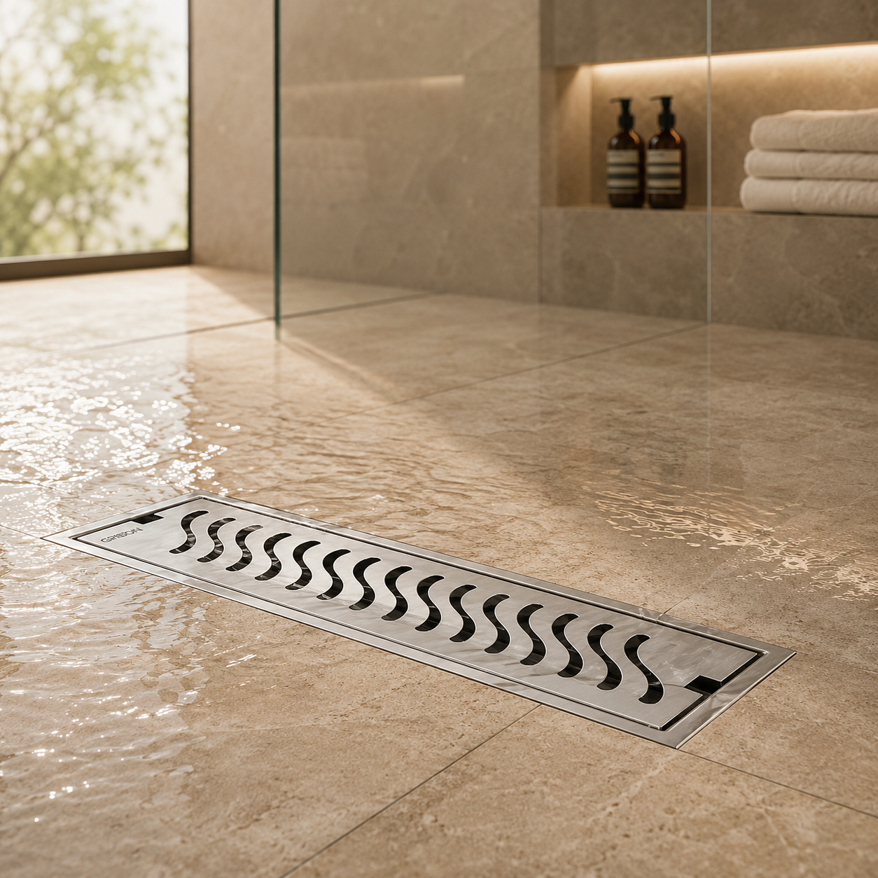 WAVY CHANNEL DRAINER