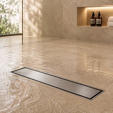TILE INSERT CHANNEL DRAINER