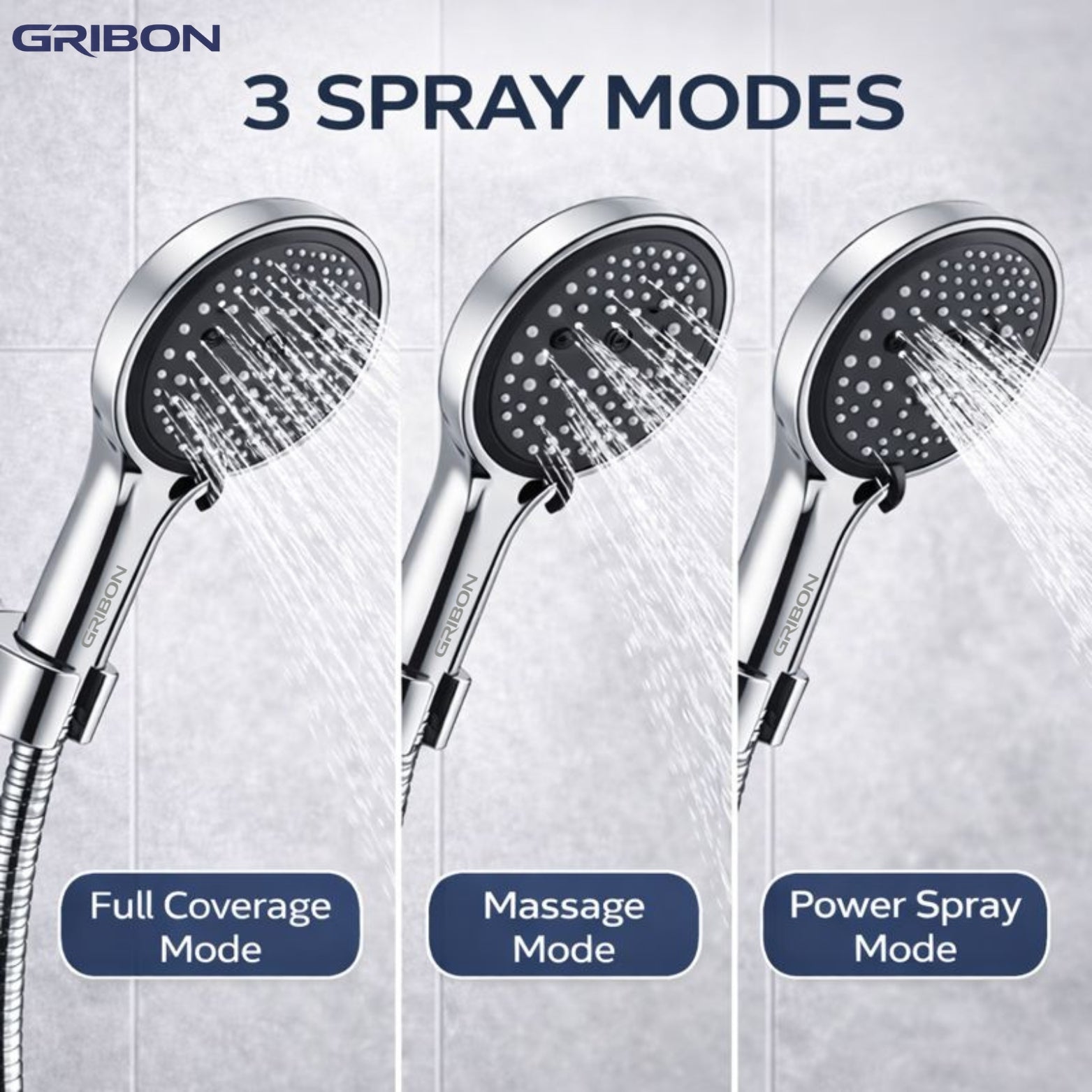 APEX HAND SHOWER WITH 1.5MTR SHOWER TUBE