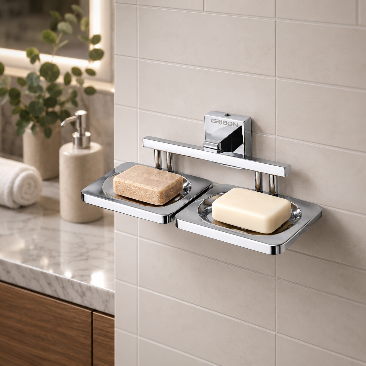 METRIX DOUBLE SOAP DISH