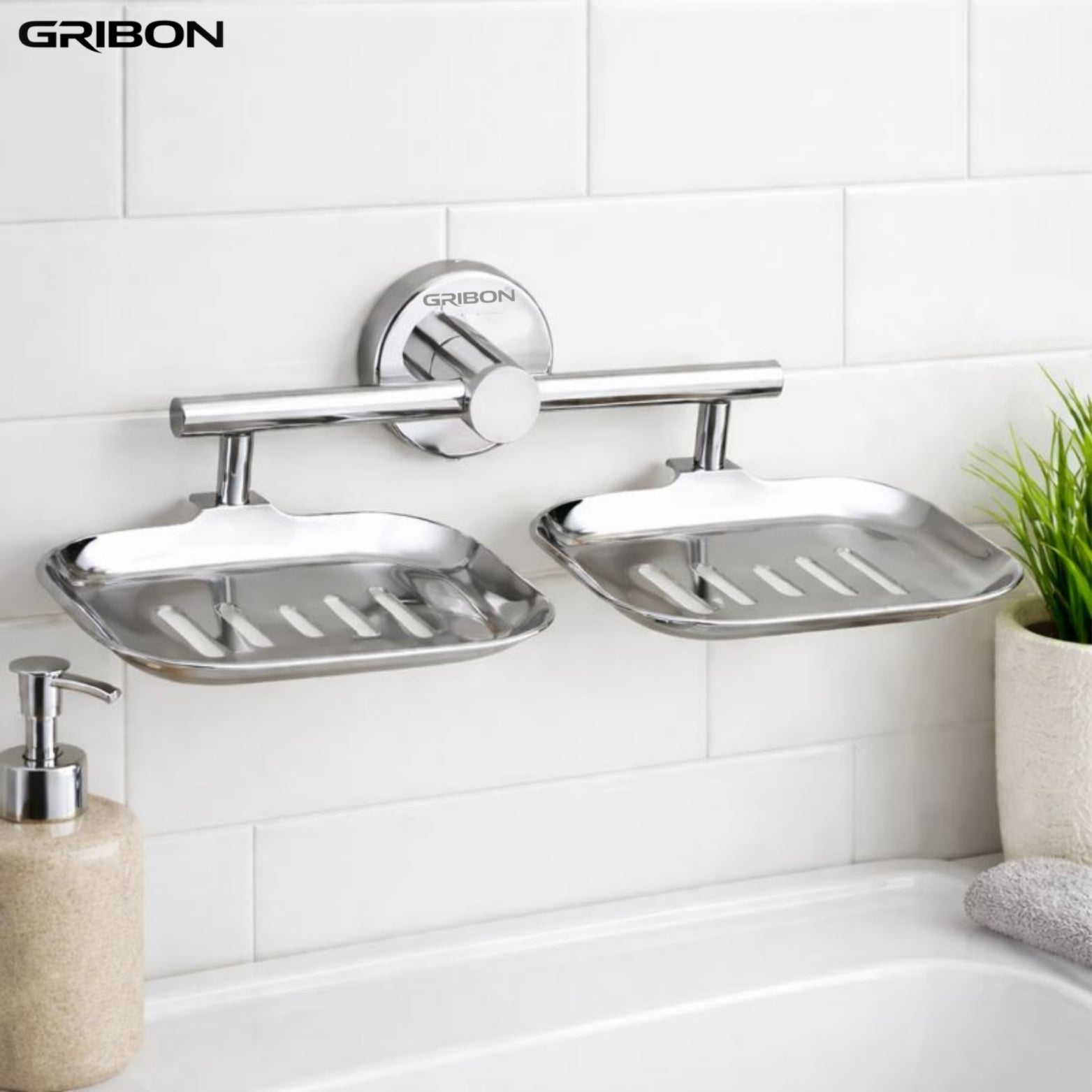 NEXA DOUBLE SOAP DISH