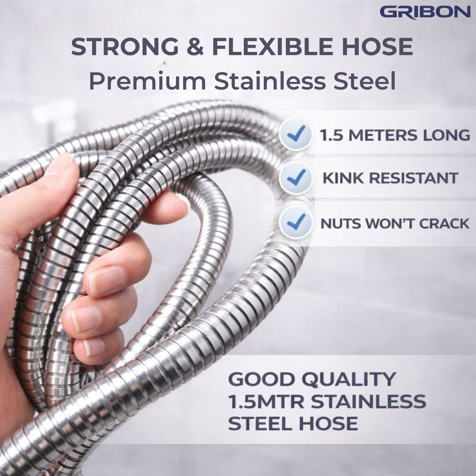 ASTOR HAND SHOWER WITH 1.5MTR SHOWER TUBE