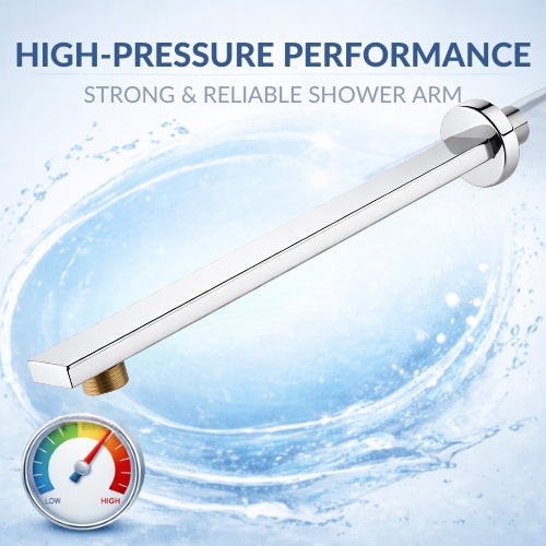 RECTANGLE SHOWER ARM WITH BRASS NUT